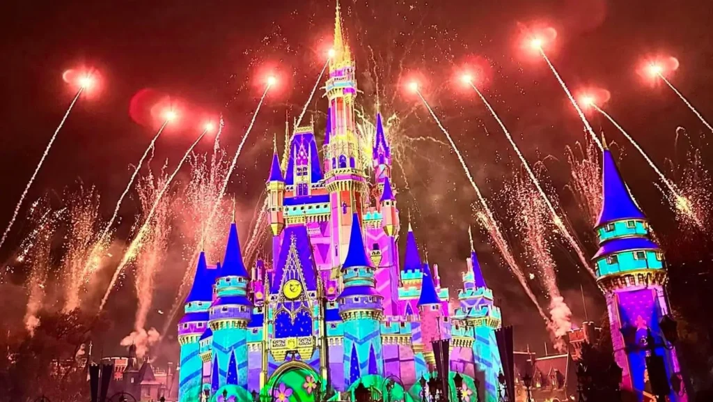 Happily Ever After fireworks over Cinderella Castle at Magic Kingdom