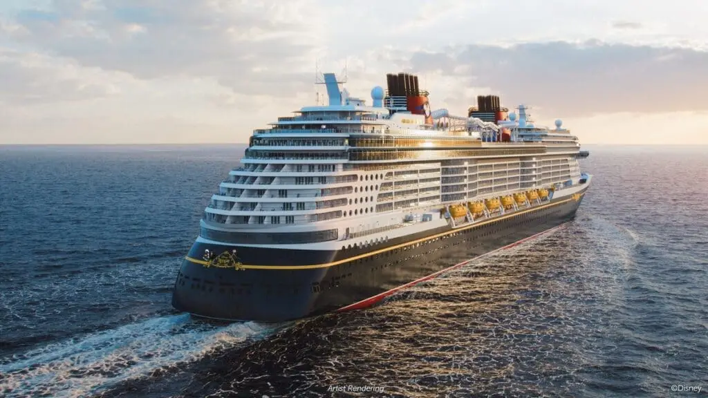 Disney Treasure Cruise Ship render