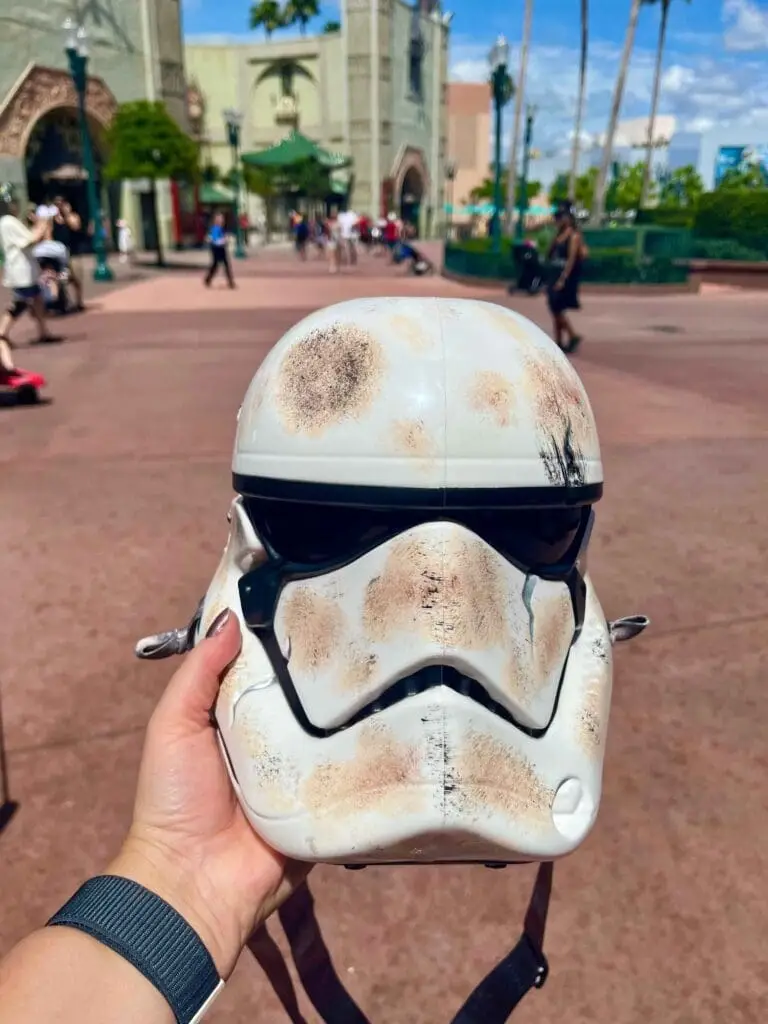 New Salvaged Stormtrooper Helmet Popcorn Bucket available at Hollywood Studios Day 2