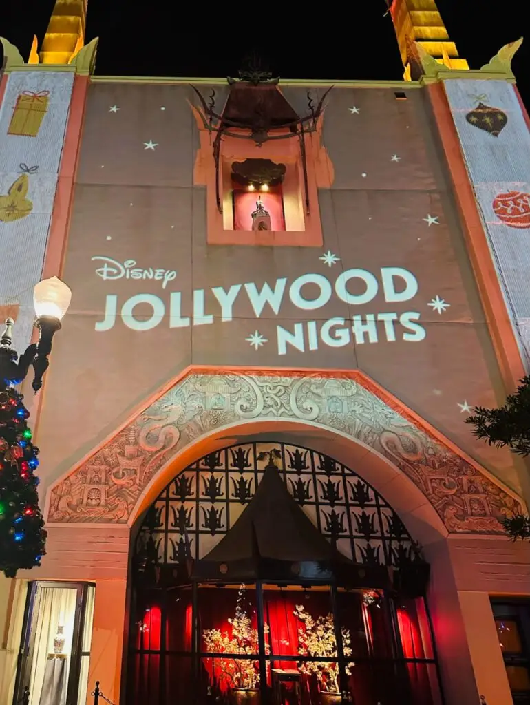 Disney Jollywood Nights Projection onto the Chinese Theatre