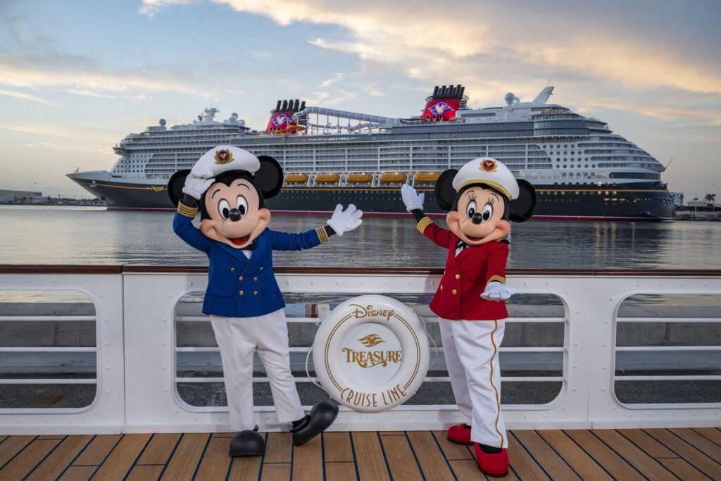 Disney Treasure Arrival at Port Canaveral for Godparents ceremony