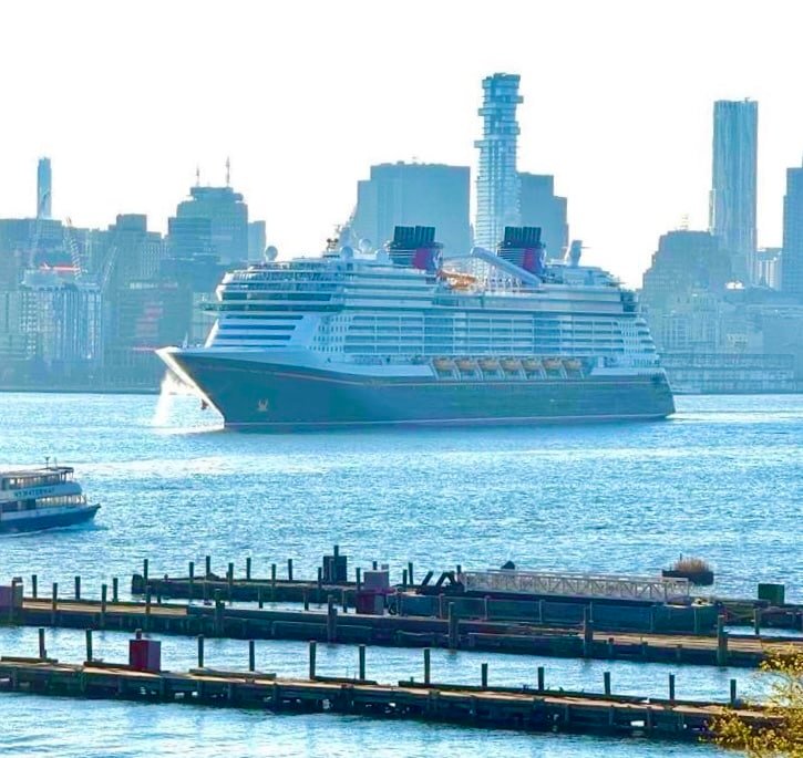 Disney Treasure coasts into NYC for its christening