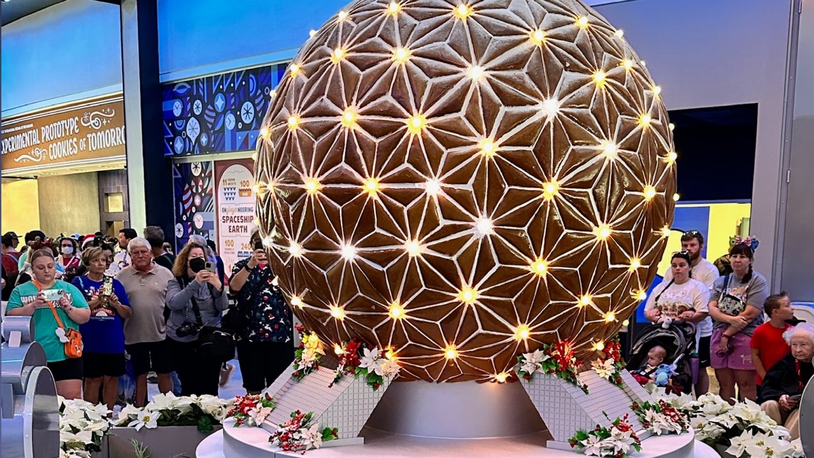 Epcot’s New Gingerbread Display at the Festival of the Holidays