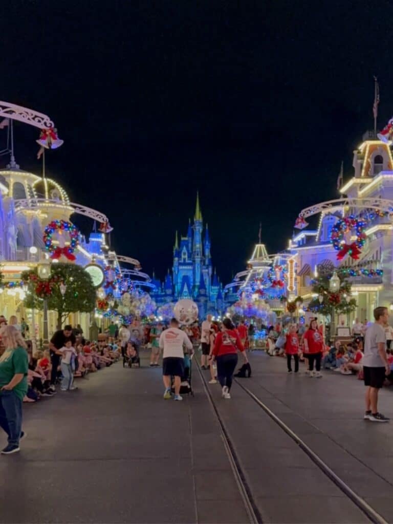 Main Street USA at Mickey's Very Merry Christmas Party