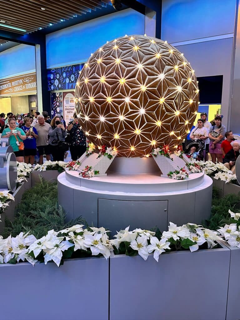 Epcot’s Festival of the Holidays Gingerbread display