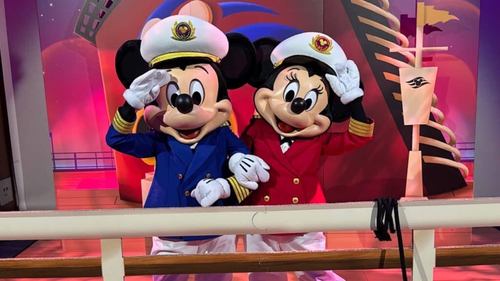 Mickey and Minnie introducing the Treasure