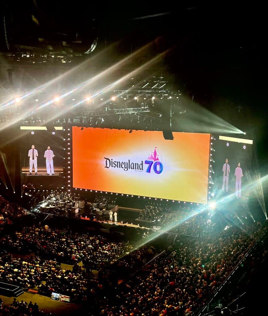 Disneyland 70th Celebration Announcement and Logo Reveal during the D23 2024 Horizons Presentation at the Anaheim Honda Center