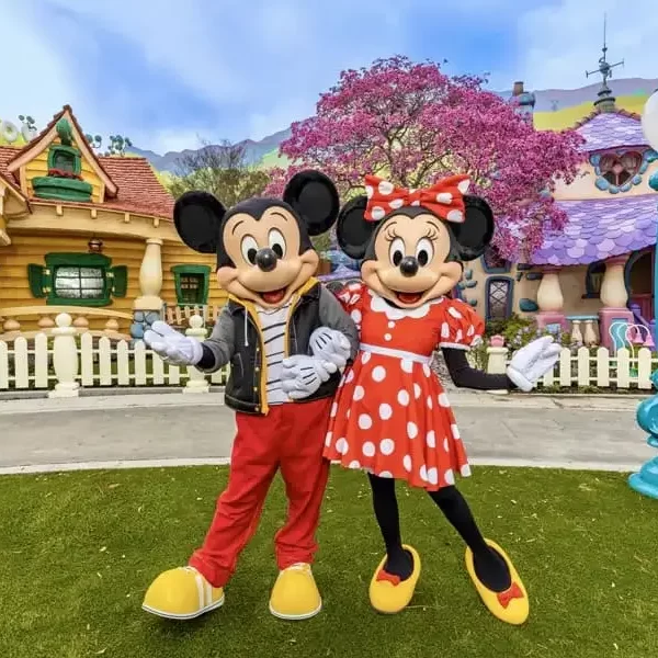 Mickey and Minnie at ToonTown Disneyland